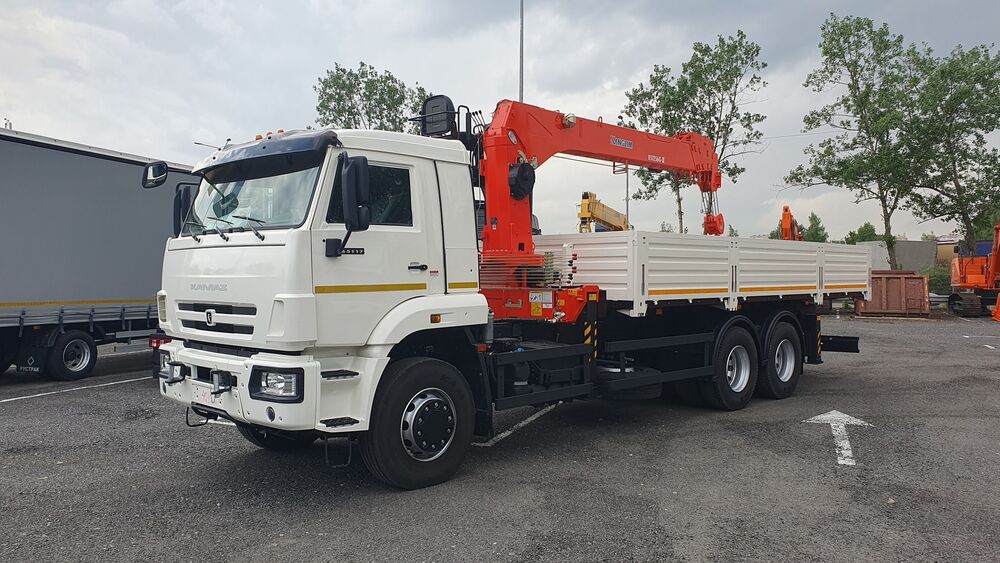 КАМАЗ 65117 с КМУ Kanglim 1256: больше возможностей для вашего бизнеса