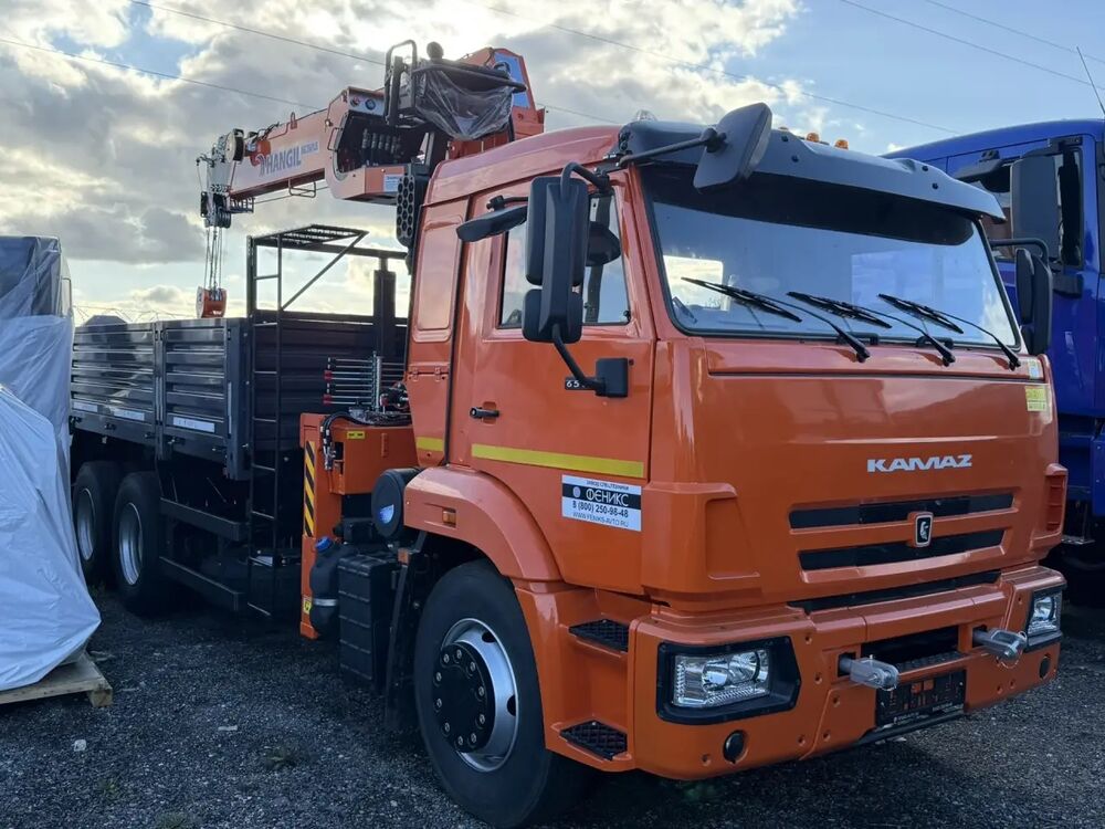 Универсал на все руки КАМАЗ 65115 с КМУ HANGIL 756 Plus