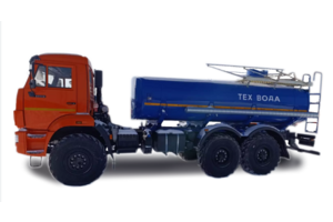 Автоцистерна для перевозки технической воды на шасси КАМАЗ 43118