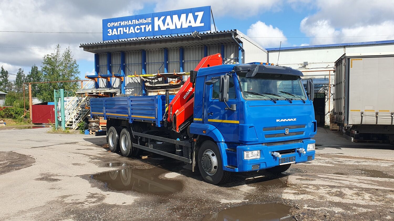 а/м с КМУ IM-150N, платформа 6818 мм, ш. 65117-3010-48