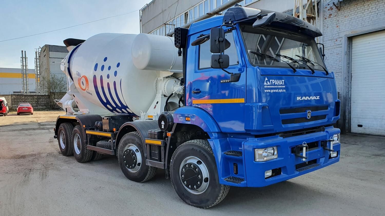 Автобетоносмеситель 5814W0 на шасси КАМАЗ 65201-3930-49(B5), 10 куб.