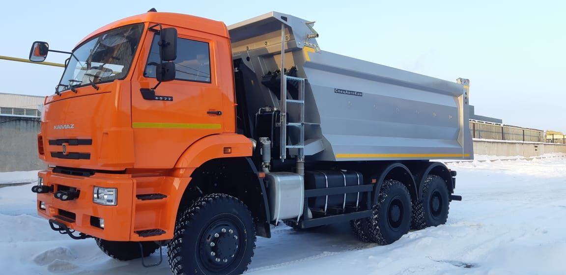 Кликните для увеличения изображения самосвал КАМАЗ 6522KZ-011-53 с задней разгрузкой