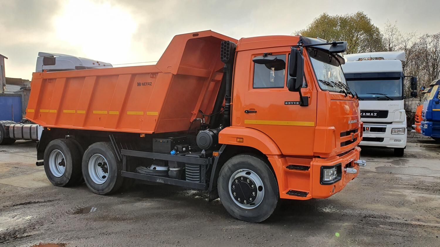 самосвал КАМАЗ 65115-706058-48(A5) с задней разгрузкой, пакет Юг
