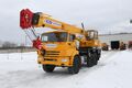 кран автомобильный ГАЛИЧАНИН КС-55713-5; г/п 25 т, длина стрелы 22 м. шасси КАМАЗ 43118 (6х6)
