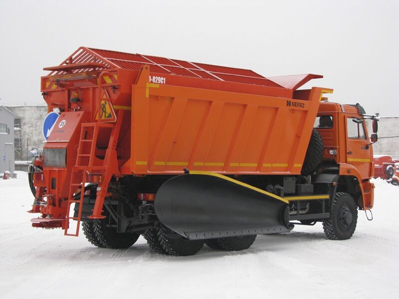 КДМ-7881011 на с.КамАЗ-6522 (ПС (сталь 09Г2С, V=10,5 м3), Боковой отвал