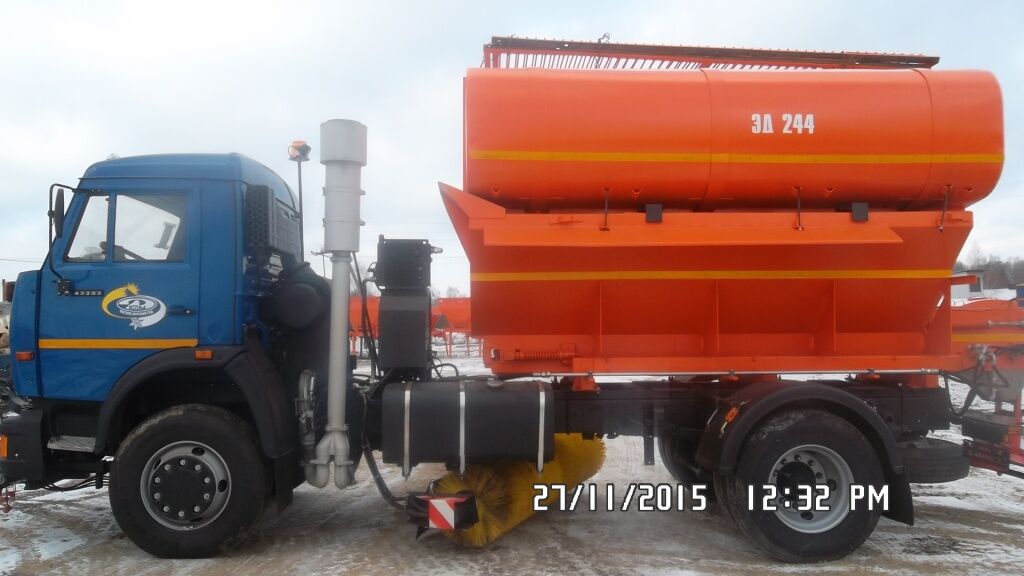 ЭД-244К на ш.43253 (ПС сталь 09Г2С, V=5 м3, ПМ сталь, V=8,2 м3, Сопла, Средняя щетка)