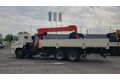 Бортовой КАМАЗ 65117-104020-49 с КМУ Kanglim 1256, задние раздвижные доп.опоры, платформа 6818