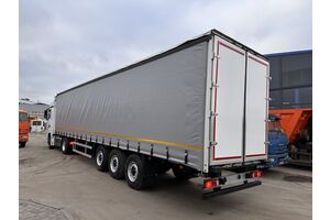 полуприцеп шторный (магистральный) V-91 куб.м., г/п-32 тн, пневмоподв, оси ПЛАНТ; двери НЕФАЗ