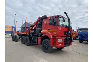 Сортиментовоз с ГМУ Cranab TL12 на шасси КАМАЗ 65802-1010-87(S5)
