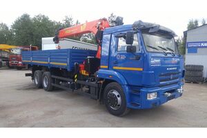 бортовой а/м КАМАЗ 65117-3010-48 с КМУ PALFINGER INMAN ИТ-150 без доп.опор