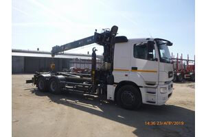 Крюковй погрузчик Hiab 20S59 с КМУ Hiab 190T на шасси КАМАЗ 65207-1002-87(S5)