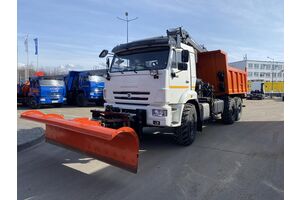 Самосвал КАМАЗ 43118-23027-50 с ГМ Майман 110SM, поворотный отвал