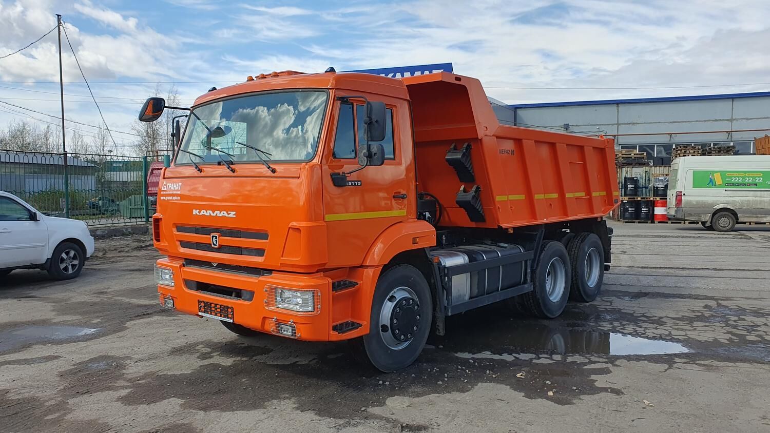 самосвал КАМАЗ 65115-3726058-50 с задней разгрузкой, пакет Юг