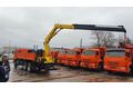 Бортовой КАМАЗ 65115-48 с КМУ HYVA HB230 на заднем свесе