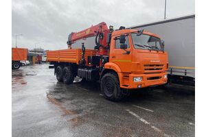 Бортовой КАМАЗ 43118 с КМУ ИНМАН INMAN IT200