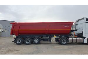 самосвальный полуприцеп НЕФАЗ, V-30 куб.м., г/п - 31,4 тн, ССУ - 1200 мм, оси BPW, торм.сисит SORL