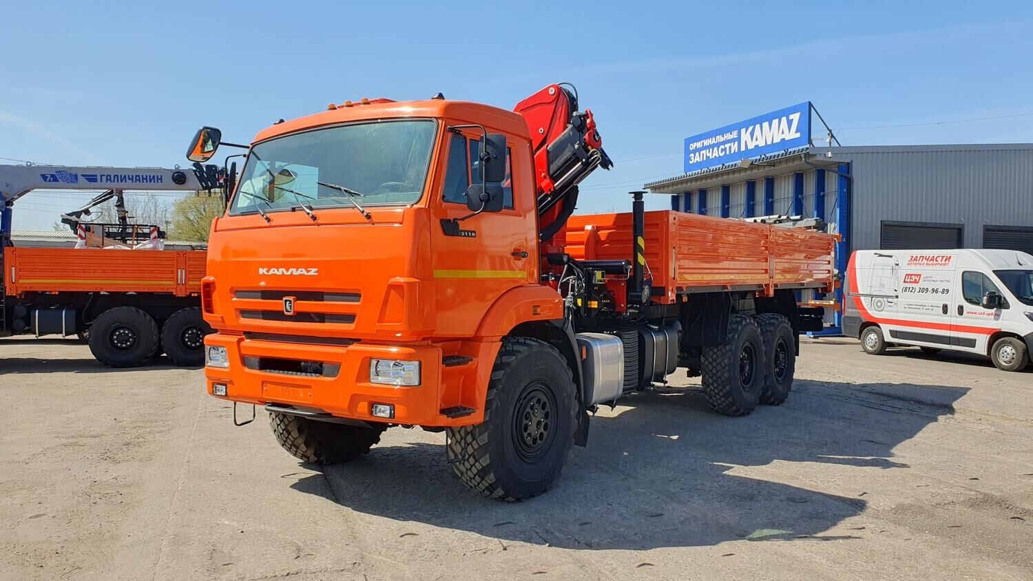 бортовой а/м КАМАЗ 43118 с КМУ ИНМАН ИМ-150N
