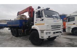 Бортовой КАМАЗ 43118-73094-50 с КМУ ГАЛИЧ-150