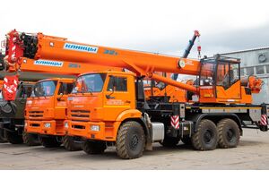 автокран КЛИНЦЫ КС-55729-5К-3, г/п 32 т на шасси КАМАЗ 43118-23011-50