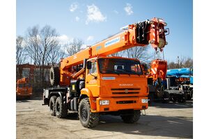 Автокран КЛИНЦЫ КС-55713-5К-3, г/п 25 т на шасси КАМАЗ-43118-23011-50