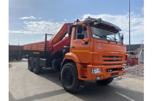 Бортовой КАМАЗ 43118-73094-50 с КМУ ИМ-320