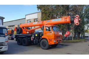 автокран КЛИНЦЫ КС-55713-5К-4 Light, г/п 25 т на шасси КАМАЗ 43118-23011-50