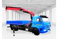 бортовой а/м с КМУ 23500А за кабиной, поворотные опоры, ш. 65117-3010-48