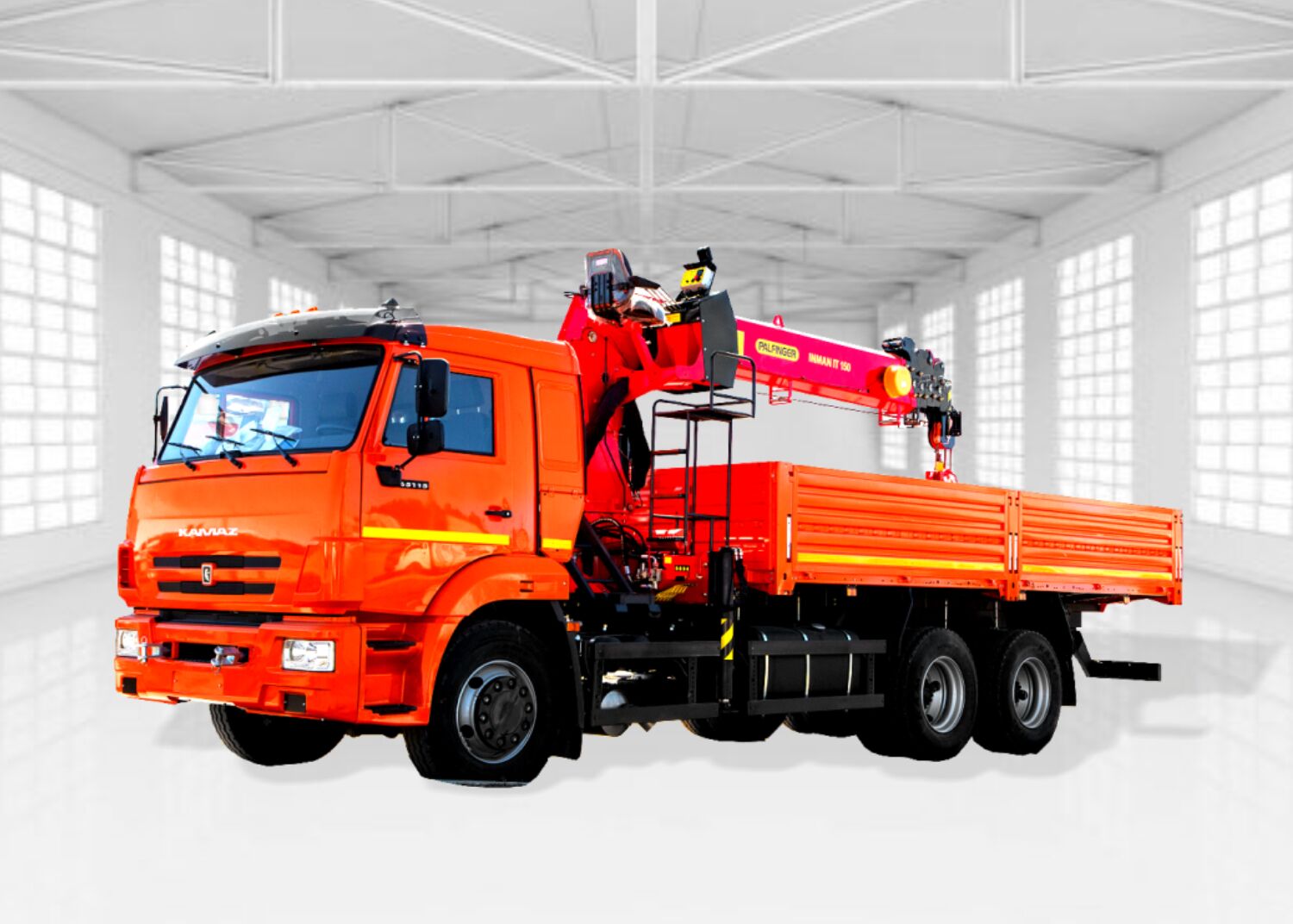 а/м бортовой с КМУ ИТ-150 на шасси КАМАЗ 65115-773962-50