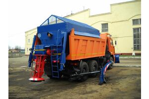 КДМ-7881010 на с.КамАЗ-6520-7915-49 (ПС (сталь, V=10,5 м3), Поворотный отвал, Боковой отвал)