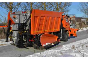 КДМ-7881010 на с.КамАЗ-6520-7915-49 (ПС (нерж, V=10,5 м3), Передний и Боковой отвалы)