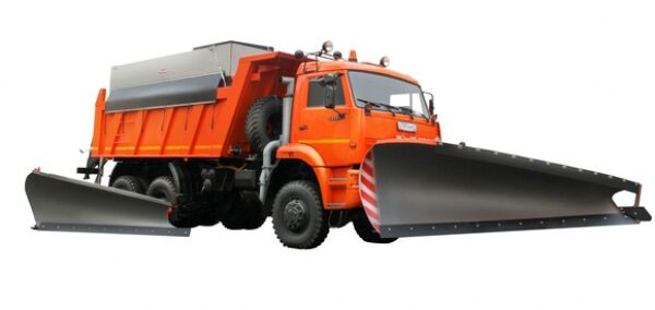 КДМ-7881011 на с.КамАЗ-6522 (ПС (нерж, V=10,5 м3), Скоростной и Боковой отвалы