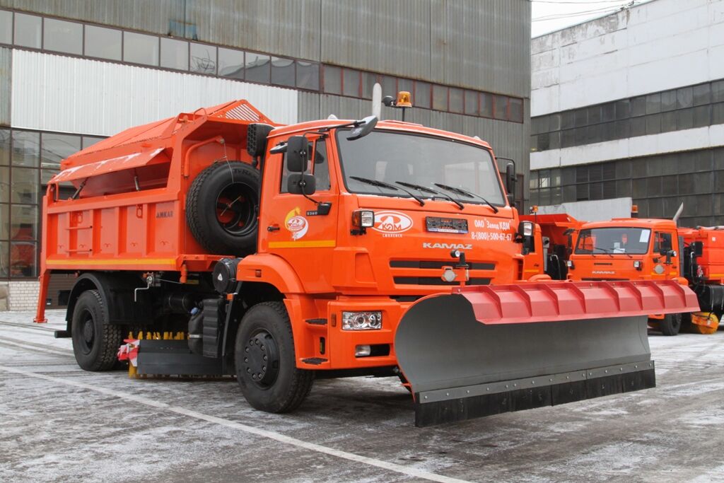 ЭД-244КМ на с.53605 (ПС сталь 09Г2С, V=5 м3, Передний отвал, Средняя щетка)