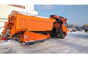 КДМ-650-07-01 на ш.6520-53 (ГМУ, Самосв.кузов, ПС сталь 09Г2С,V=10,5 м3, Средний нож, Боковой отвал)