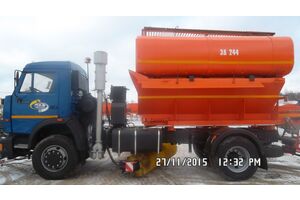 ЭД-244К на ш.43253 (ПС сталь 09Г2С, V=5 м3, ПМ сталь, V=8,2 м3, Сопла, Средняя щетка)