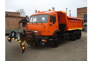 КДМ-650-04 на ш.65115-50 (Самосвальный кузов, ПС сталь 09Г2С, V=8 м3, Передний отвал)