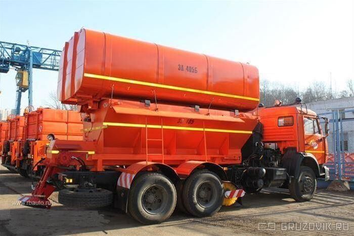 ЭД-405 на ш.65115-50 (ПС сталь 09Г2С, V=6,5 м3, ПМ сталь 09Г2С, V=9,7 м3, Сопла, Средняя щетка)