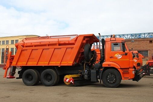 ЭД-405В на ш.65115-48 (Самосв.кузов, ПС сталь 09Г2С, V=8 м3, Средняя щетка)