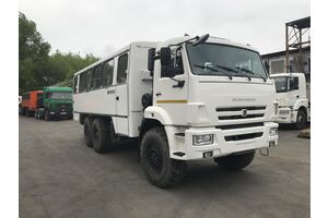 вахтовый автобус НЕФАЗ 4208-66 28+2 места на шасси КАМАЗ-5350