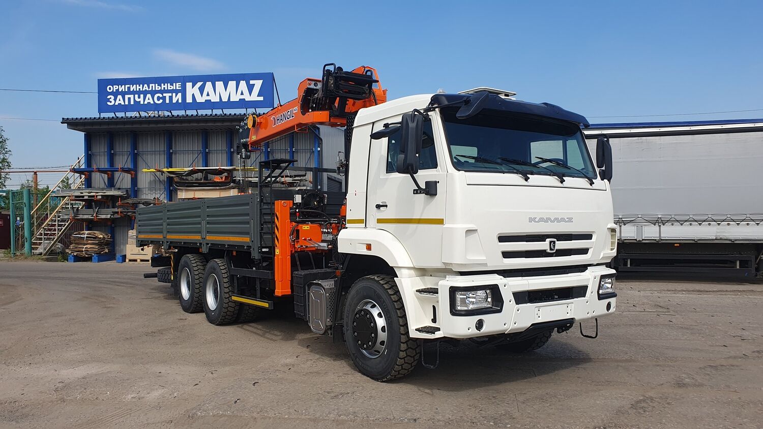 а/м бортовой с КМУ HANGIL SV HGC976 ш. 6520-4980-49