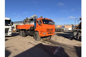бортовой а/м КАМАЗ 43118-73094-50 с КМУ ГАЛИЧ-150 + БУР 450 мм + серт. люлька с ДУ