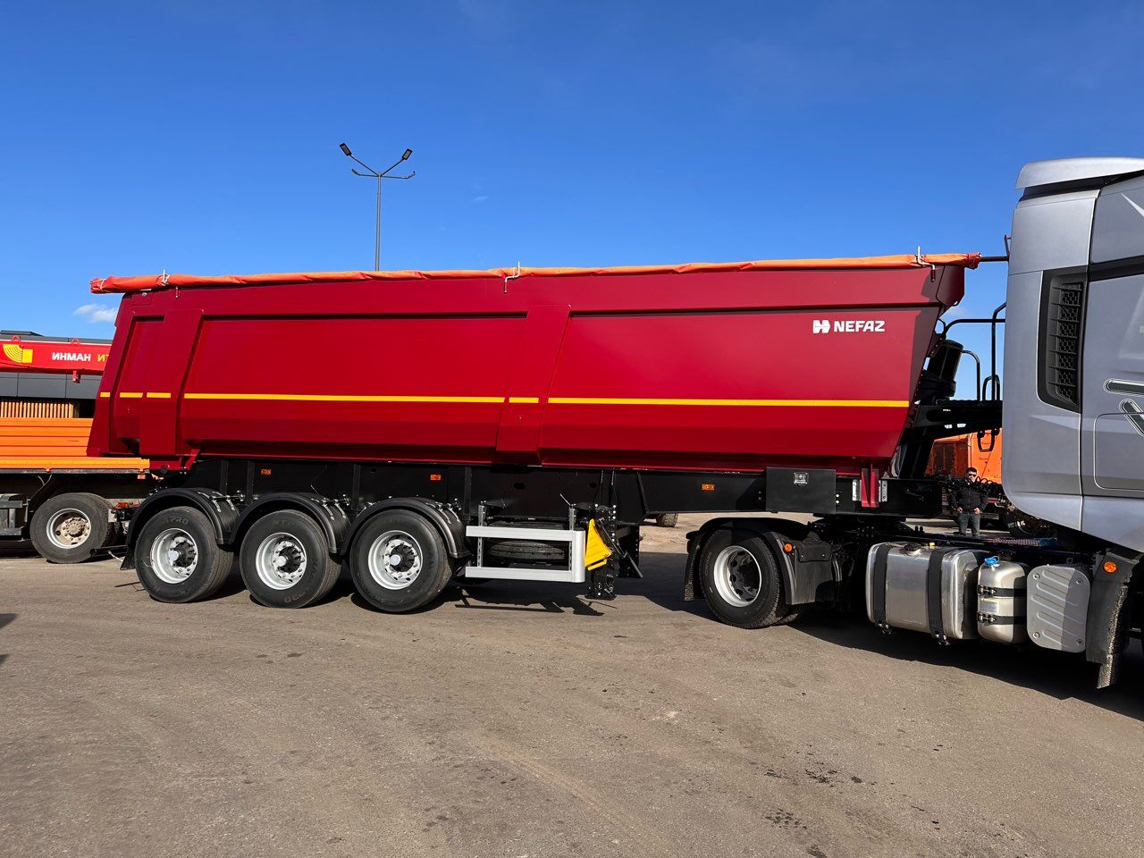 Самосвальный полуприцеп НЕФАЗ 9509-0210421-30 NEW, 33 куб.м, 31,9 т, BPW
