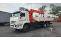 Бортовой КАМАЗ 65117-104020-49 с КМУ Kanglim 1256, задние раздвижные доп.опоры, платформа 6818