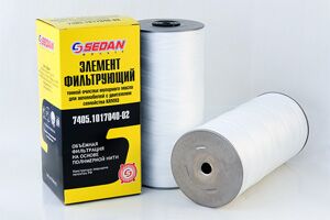 элемент фильтра тонкой очистки масла КАМАЗ-ЕВРО (нитка, ЗАО СЕДАН)