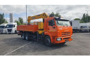 бортовой а/м КАМАЗ 65115-56 с тросовым КМУ XCMG SQS200-6